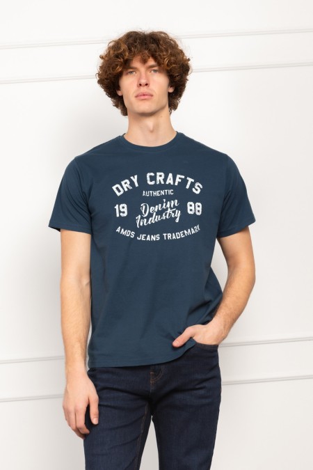 MAJICA K.RUKAV M B A26PMM223 SREDNJE PLAVA