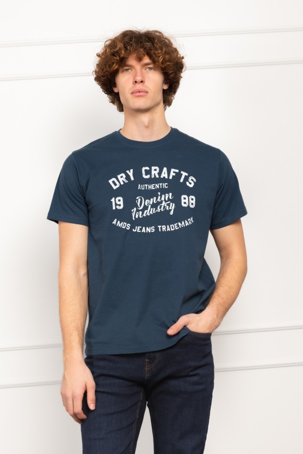 MAJICA K.RUKAV M B A26PMM223 SREDNJE PLAVA