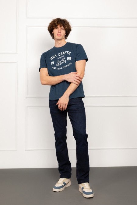 MAJICA K.RUKAV M B A26PMM223 SREDNJE PLAVA