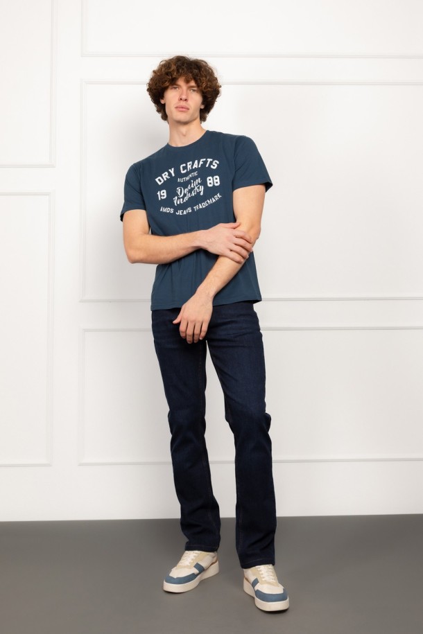 MAJICA K.RUKAV M B A26PMM223 SREDNJE PLAVA