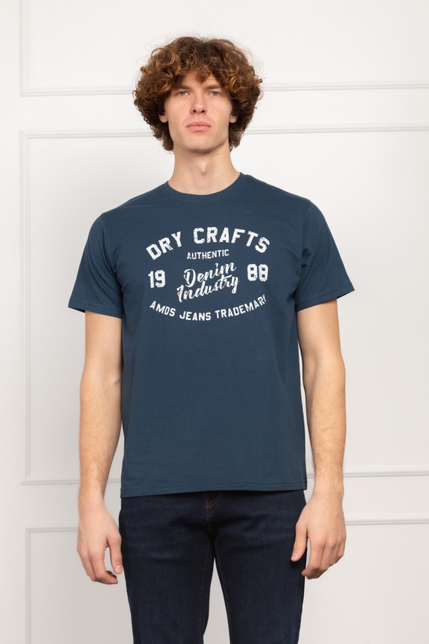 MAJICA K.RUKAV M B A26PMM223 SREDNJE PLAVA