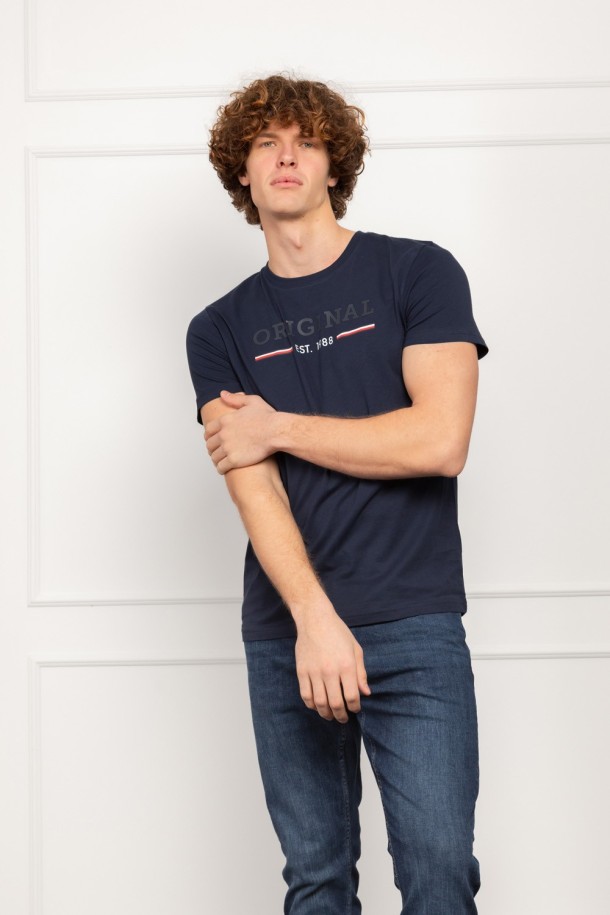 MAJICA K.RUKAV M B A26PMM27-P TAMNO PLAVA