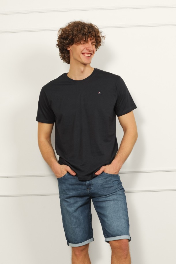 MAJICA K.RUKAV M B A26PMM2900-P TAMNO PLAVA