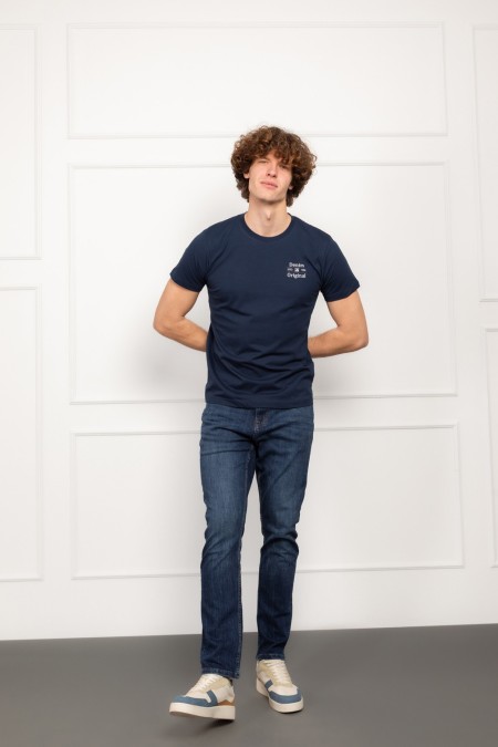 MAJICA K.RUKAV M B A26PMM32 TAMNO PLAVA