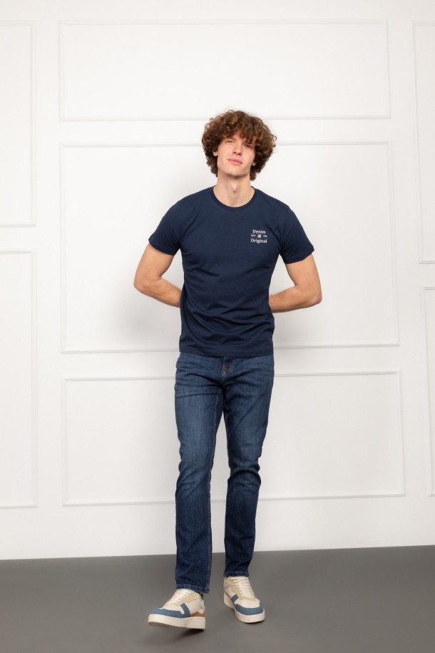 MAJICA K.RUKAV M B A26PMM32 TAMNO PLAVA