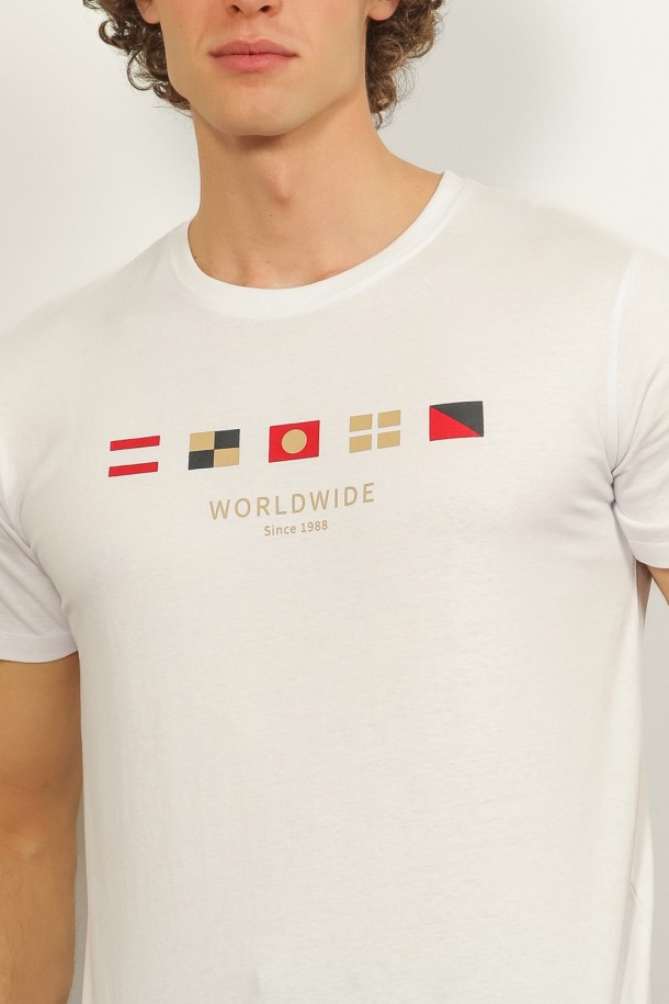 MAJICA K.RUKAV M B A26PMM35 BIJELA