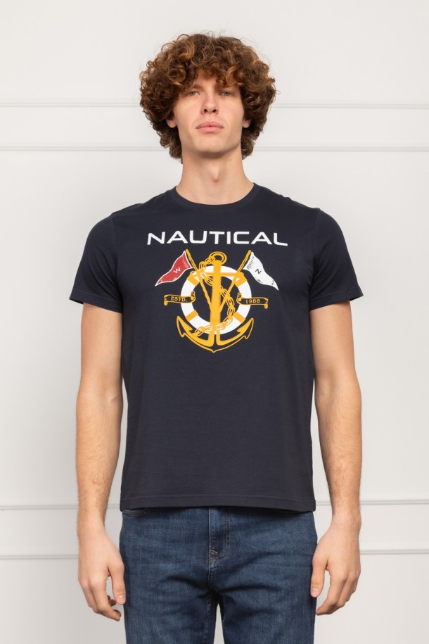 MAJICA K.RUKAV M B A26PMM36 TAMNO PLAVA