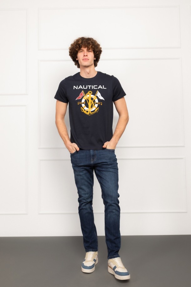 MAJICA K.RUKAV M B A26PMM36 TAMNO PLAVA