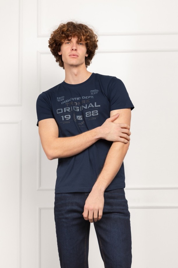 MAJICA K.RUKAV M B A26PMM37 PLAVA