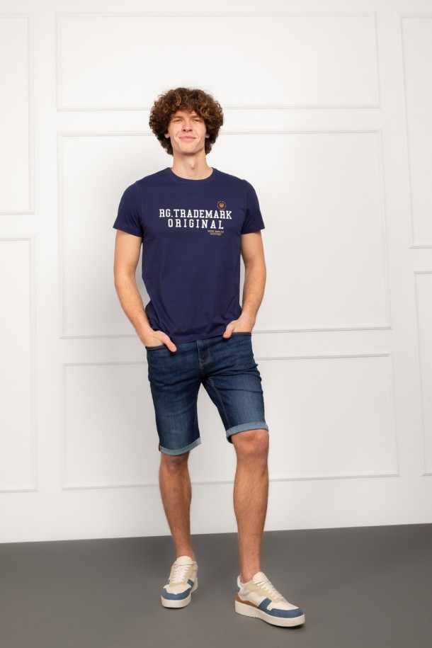 MAJICA K.RUKAV M B A26PMM38 PLAVA