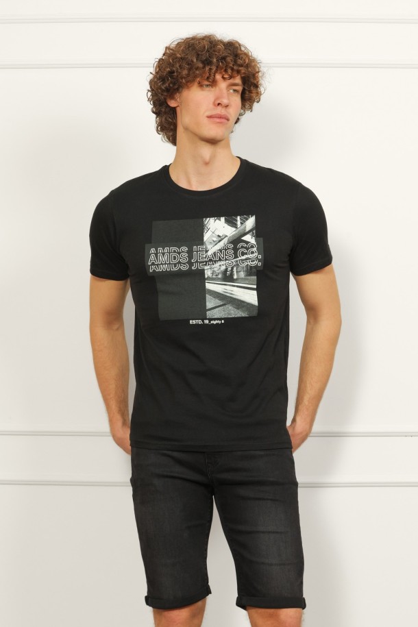 MAJICA K.RUKAV M B A26PMM5 CRNA