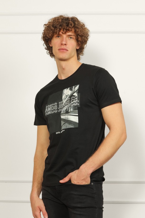 MAJICA K.RUKAV M B A26PMM5 CRNA