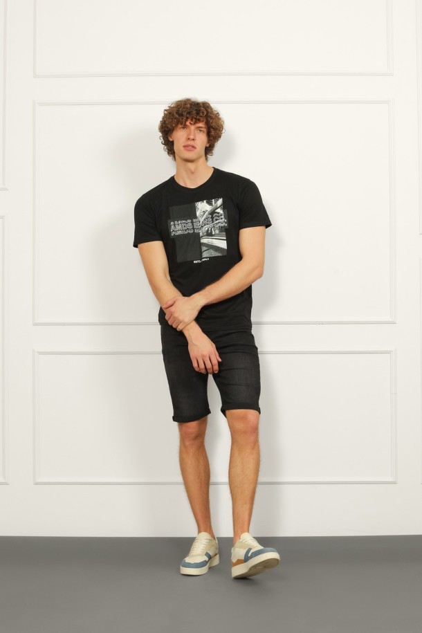 MAJICA K.RUKAV M B A26PMM5 CRNA