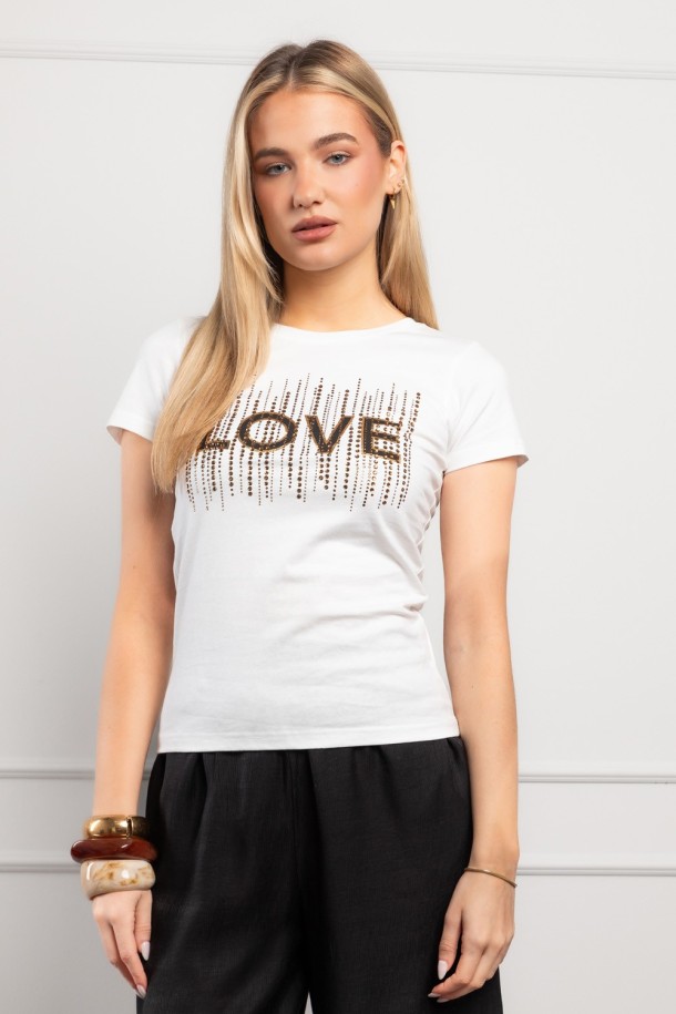 MAJICA K.RUKAV Ž K A26PZM121 PRLJAVO BIJELA