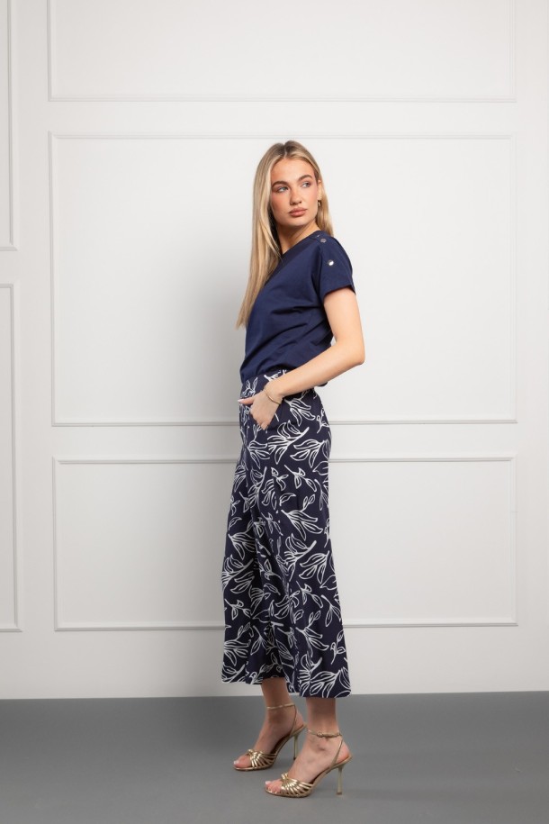 MAJICA K.RUKAV Ž K A26PZM122 TAMNO PLAVA