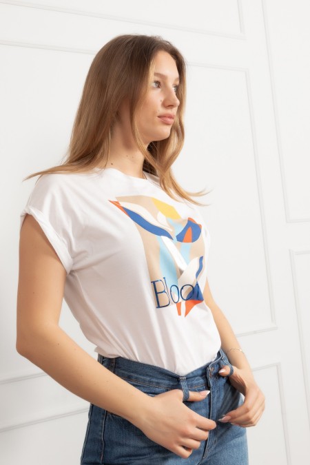 MAJICA K.RUKAV Ž B A26PZM13 BIJELA