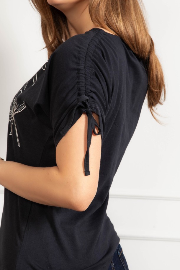 MAJICA K.RUKAV Ž B A26PZM1300 TAMNO PLAVA