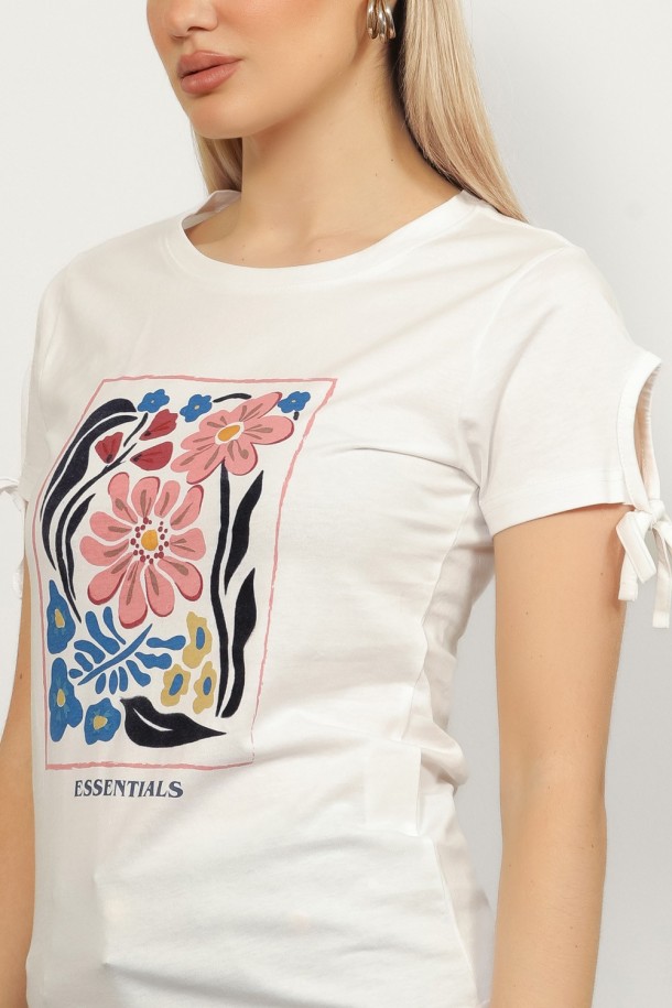 MAJICA K.RUKAV Ž B A26PZM149 BIJELA