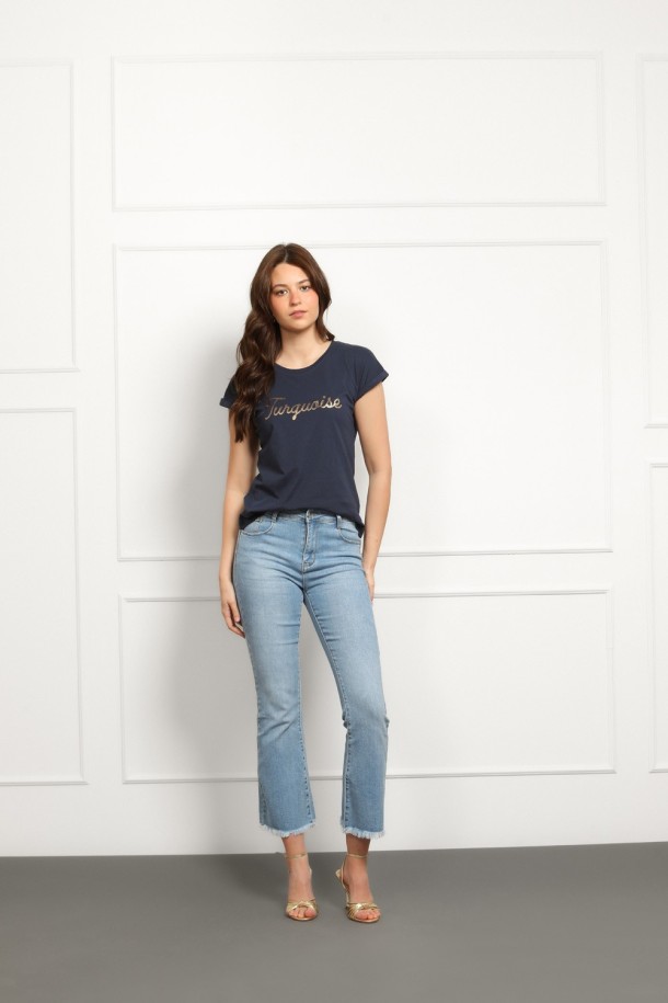 MAJICA K.RUKAV Ž B A26PZM17 TAMNO PLAVA