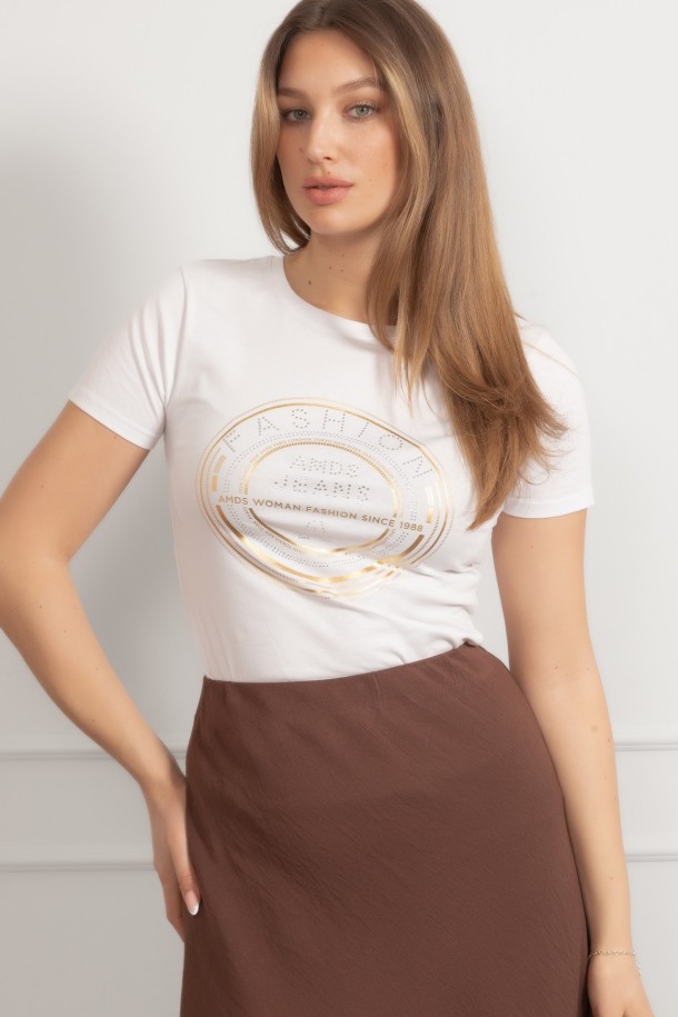 MAJICA K.RUKAV Ž B A26PZM2000 BIJELA