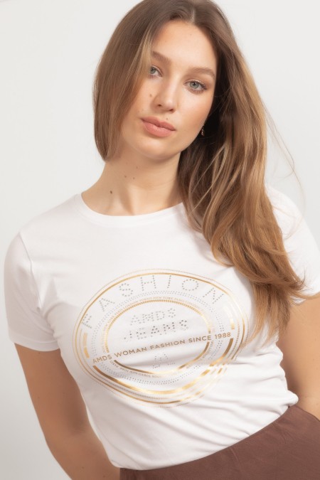 MAJICA K.RUKAV Ž B A26PZM2000 BIJELA