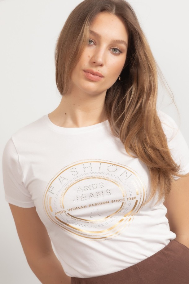 MAJICA K.RUKAV Ž B A26PZM2000 BIJELA