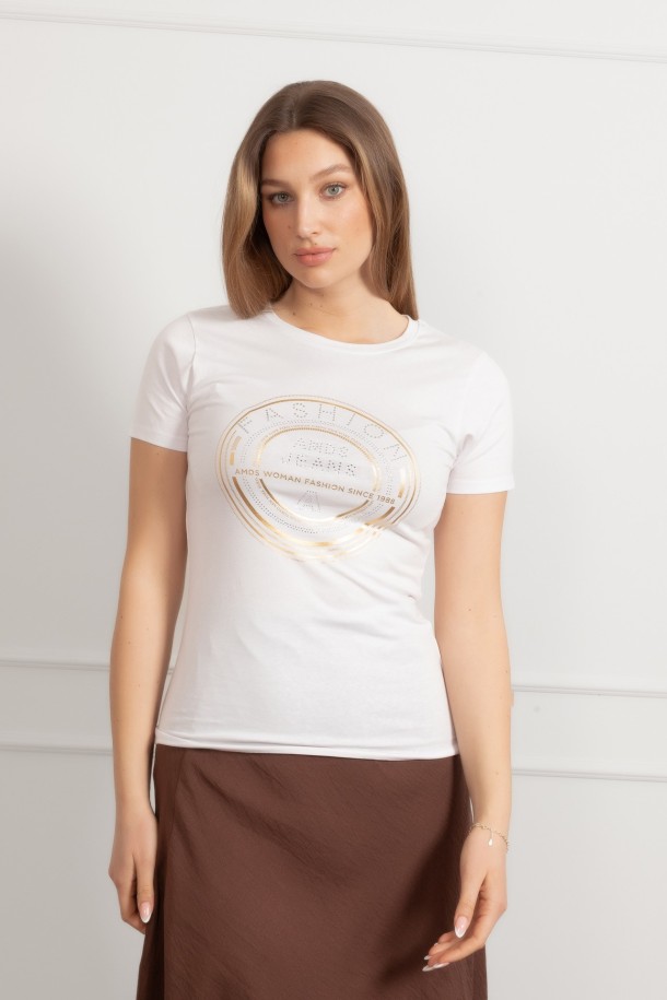 MAJICA K.RUKAV Ž B A26PZM2000 BIJELA