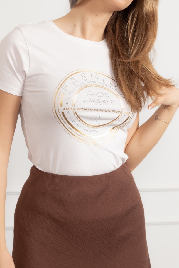 MAJICA K.RUKAV Ž B A26PZM2000 BIJELA