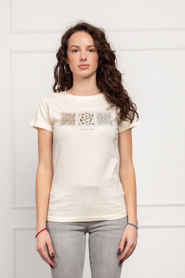 MAJICA K.RUKAV Ž B A26PZM2230 BIJELA