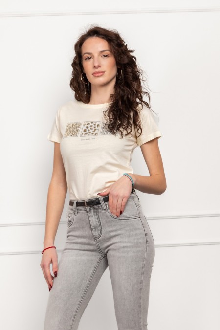 MAJICA K.RUKAV Ž B A26PZM2230 BIJELA