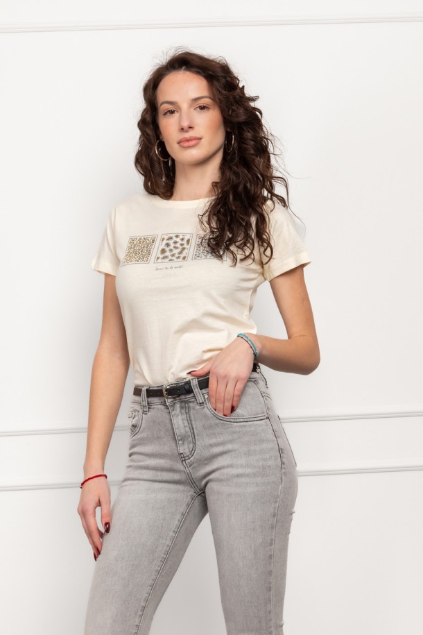 MAJICA K.RUKAV Ž B A26PZM2230 BIJELA