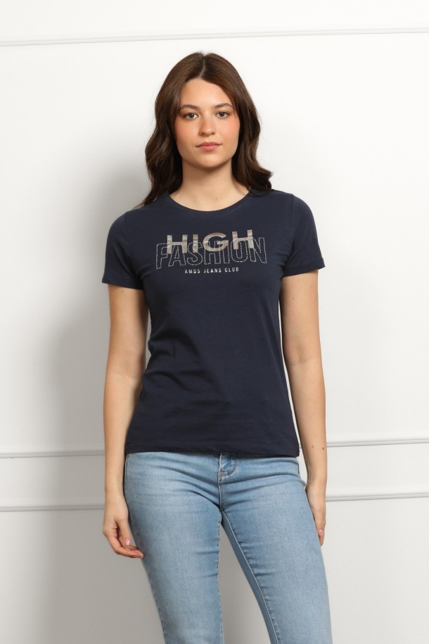 MAJICA K.RUKAV Ž B A26PZM23 TAMNO PLAVA