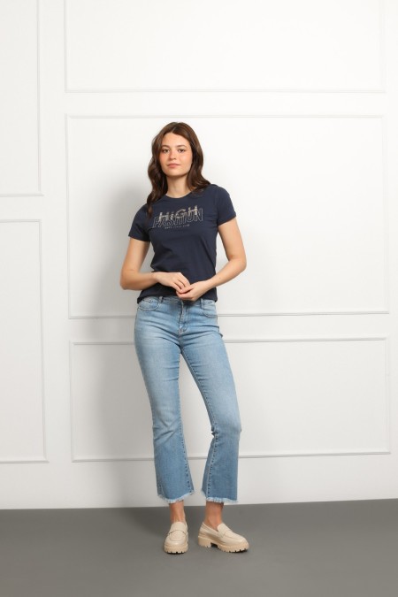 MAJICA K.RUKAV Ž B A26PZM23 TAMNO PLAVA