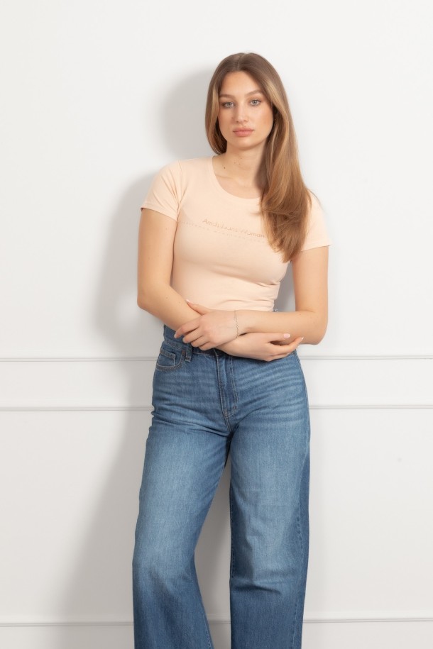 MAJICA K.RUKAV Ž B A26PZM24 PRLJAVO ROZA