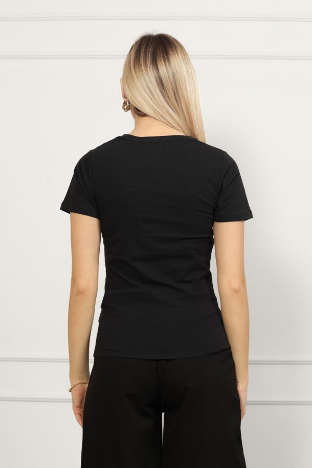 MAJICA K.RUKAV Ž B A26PZM26 CRNA