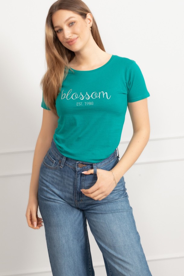 MAJICA K.RUKAV Ž B A26PZM28 ZELENA