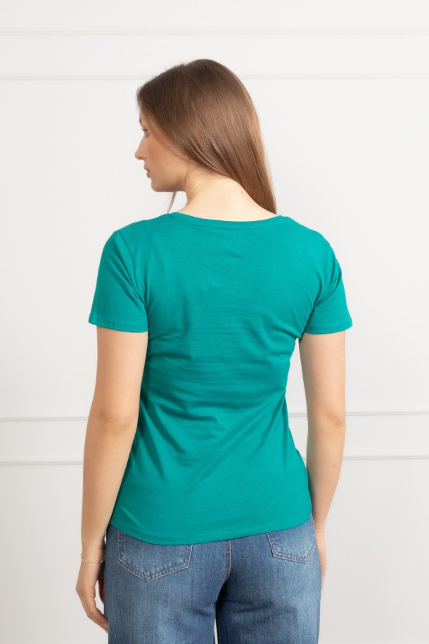 MAJICA K.RUKAV Ž B A26PZM28 ZELENA