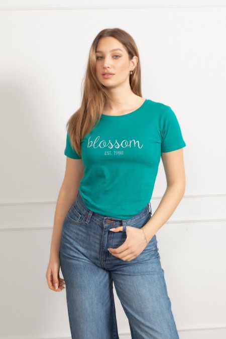 MAJICA K.RUKAV Ž B A26PZM28 ZELENA