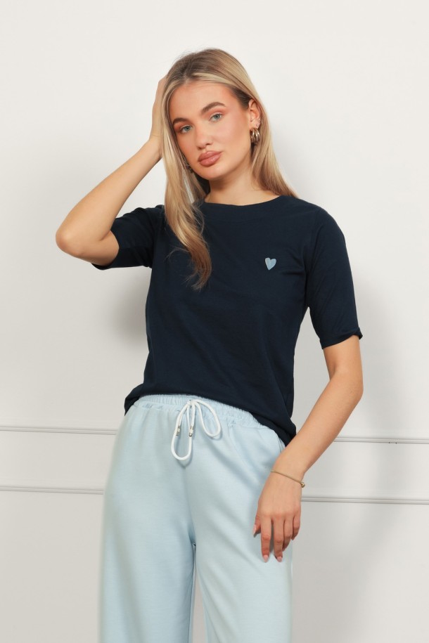 MAJICA  K. RUKAV Ž B A26PZM31 TAMNO PLAVA