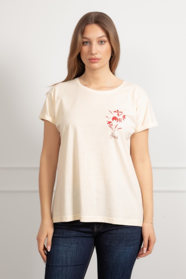 MAJICA K.RUKAV Ž B A26PZM32 SVJETLO ZUTA