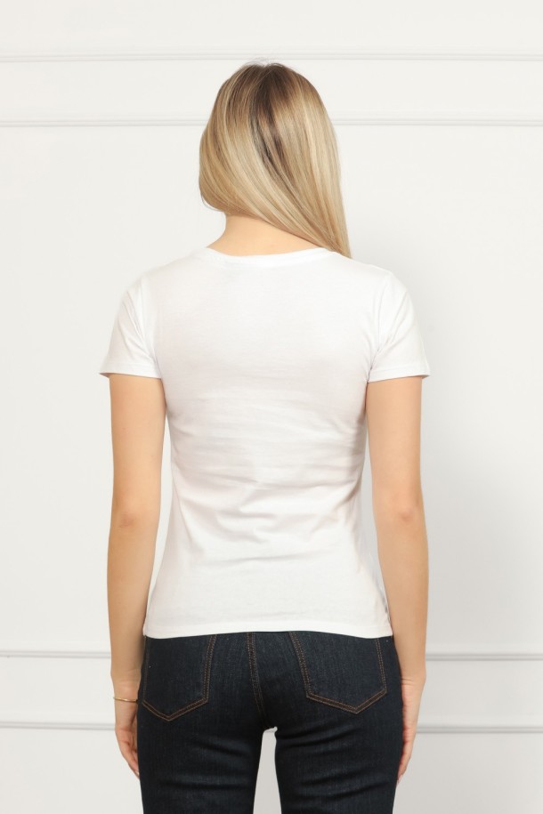 MAJICA K.RUKAV Ž B A26PZM35 BIJELA