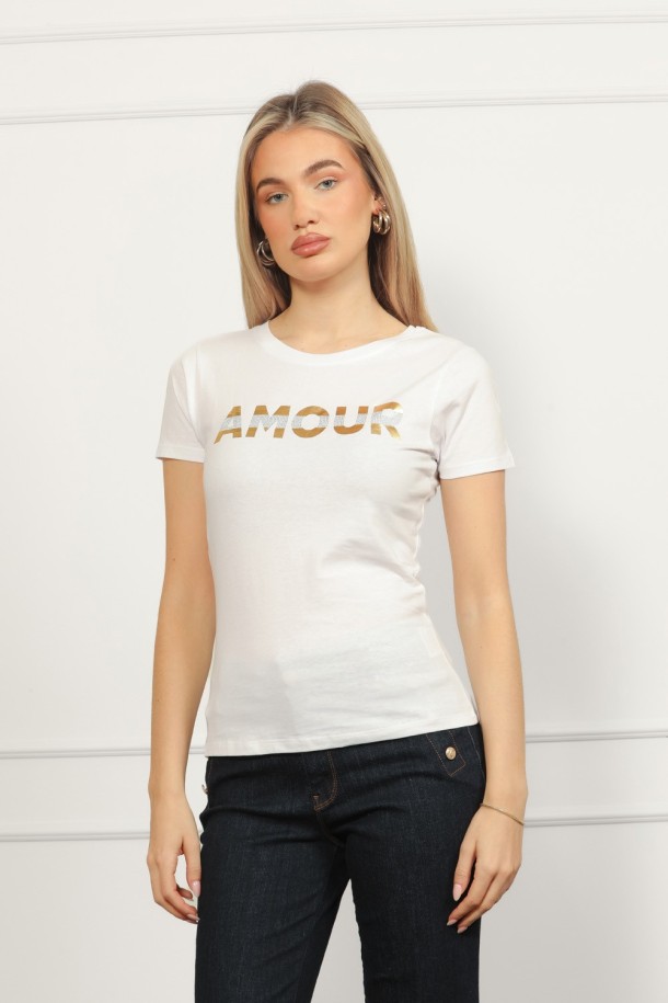 MAJICA K.RUKAV Ž B A26PZM35 BIJELA