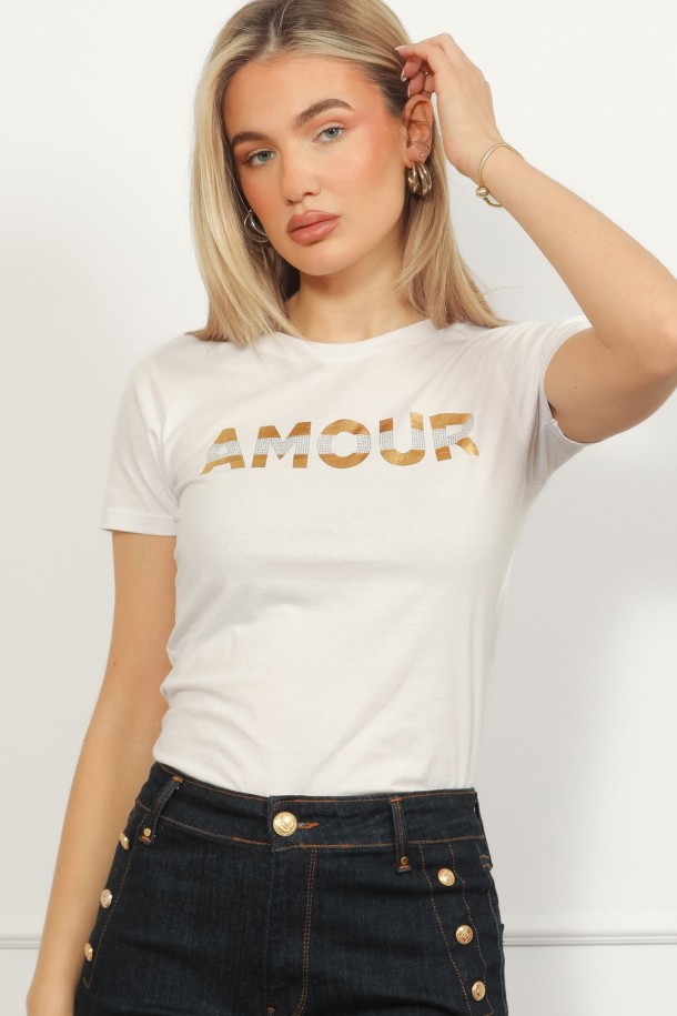 MAJICA K.RUKAV Ž B A26PZM35 BIJELA