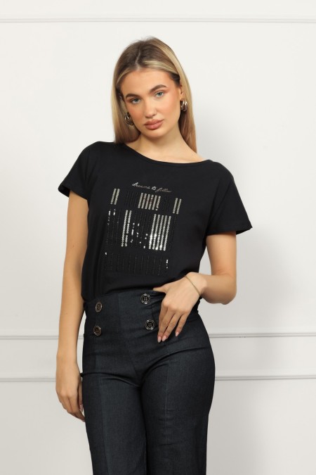 MAJICA K.RUKAV Ž B A26PZM4 TAMNO PLAVA