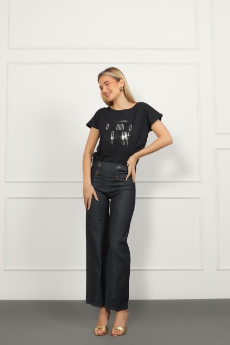 MAJICA K.RUKAV Ž B A26PZM4 TAMNO PLAVA