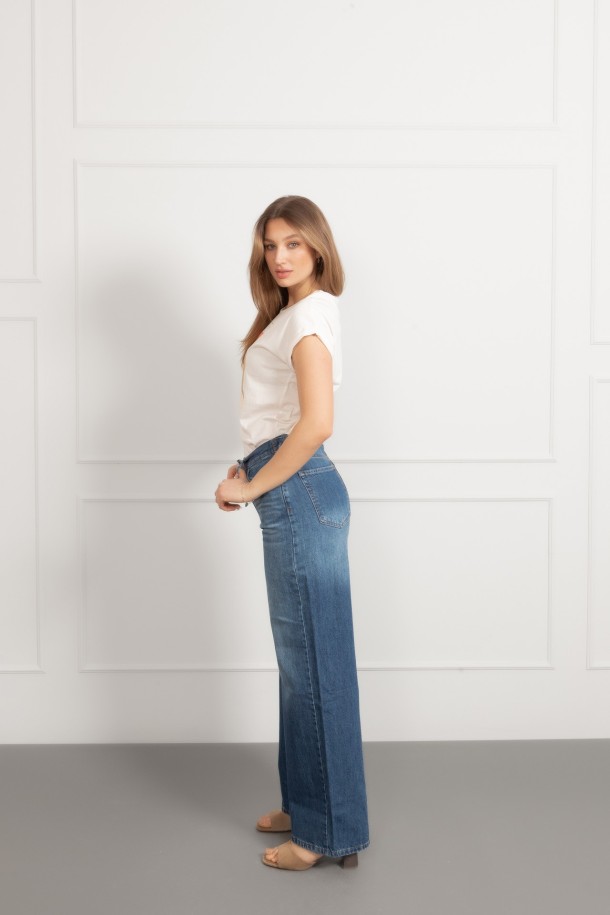 MAJICA K.RUKAV Ž B A26PZM48 PRLJAVO BIJELA