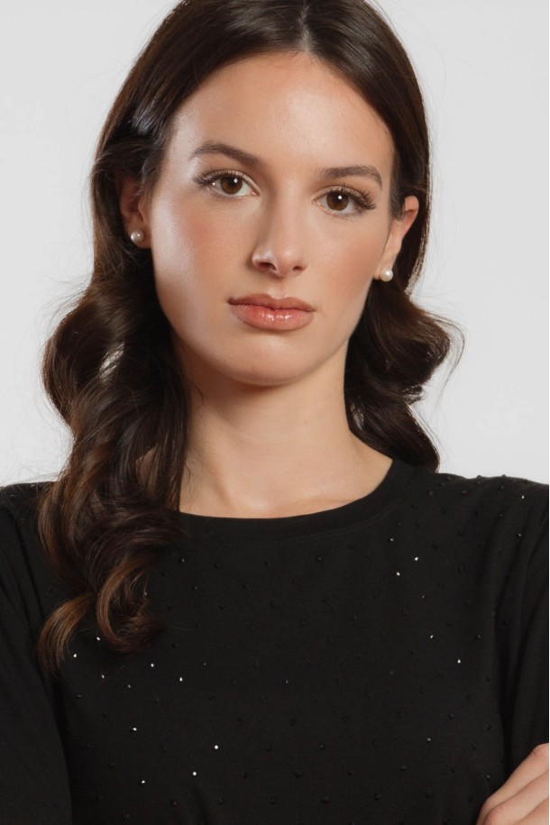 MAJICA K.RUKAV Ž K A26PZM133 CRNA