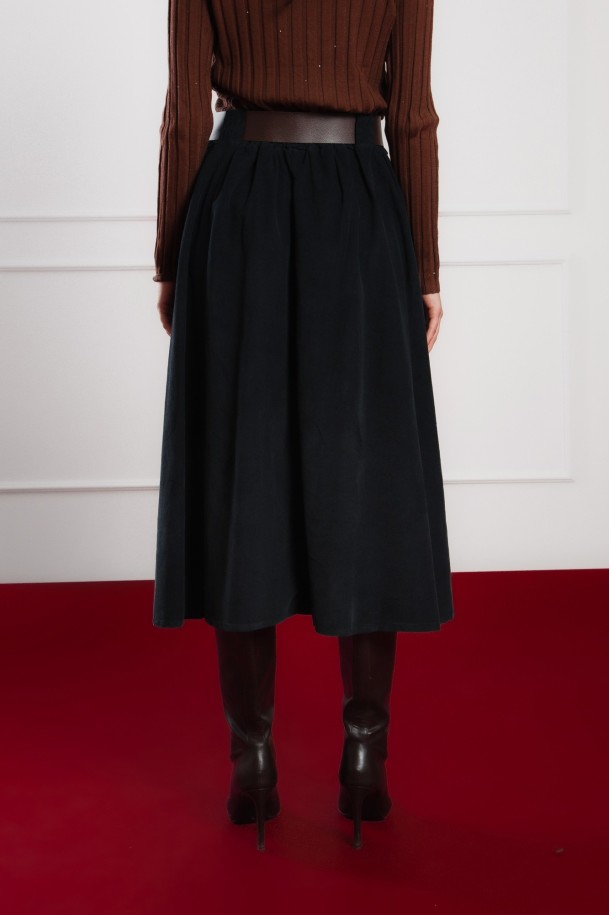 SUKNJA Ž.I. B2500994 CRNA