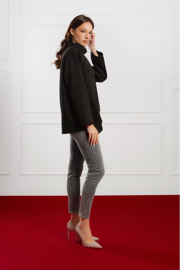 KARDIGAN Ž.I. B2535116 CRNA