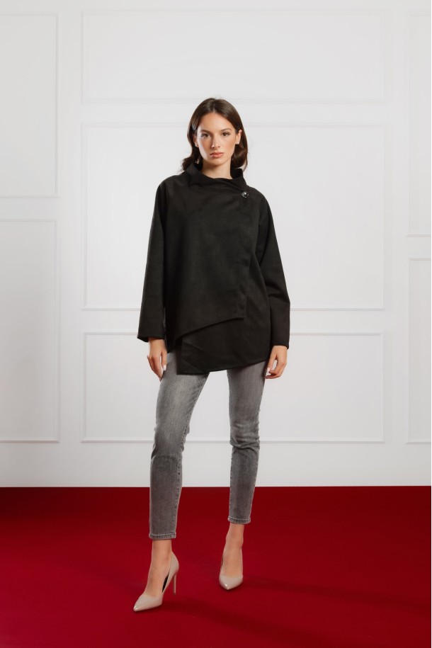 KARDIGAN Ž.I. B2535116 CRNA